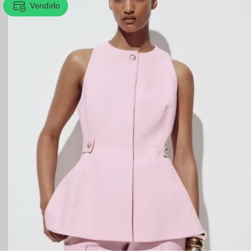 Zara peplum vest
